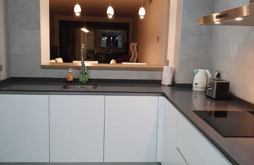 San Roque Apartment | New front line beach/Golf with views of Gibraltar and Africa.