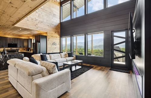 Chalet Village North Ski Chalet | New Large Luxury Chalet, private heated indoor pool with awesome Mountain Views!