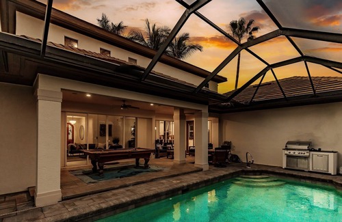 Vanderbilt Beach House | New Listing, Summer Sale! - Vanderbilt Escape - Luxury Home with Canal Views - Pool Table