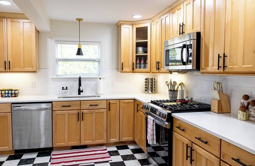 Southwest Raleigh House | NEW Luxe Retro Sports Retreat~Walk to Stadiums