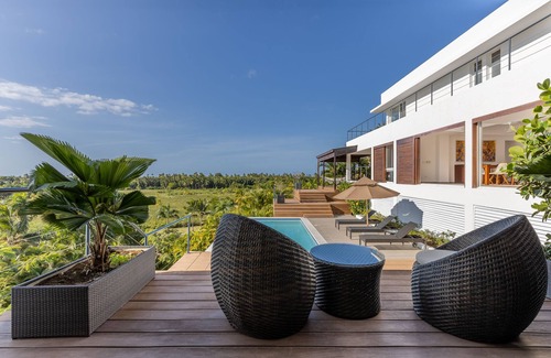 Las Terrenas Villa | " New " Luxury villa with sea view and coconut trees in Las Terrenas