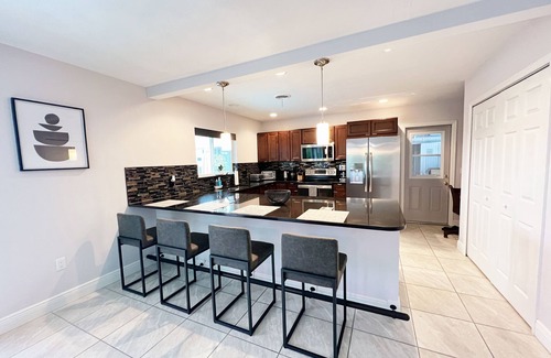 Edgewater House | NEW MODERN 3BR/2BA WATERFRONT HEATED POOL DOCK PATIO DIRECT GULF ACCESS BEACH