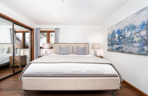 Avalon Apartment | NEW! Premium Ocean Views, Corner Condo with Fireplace and Golf Cart