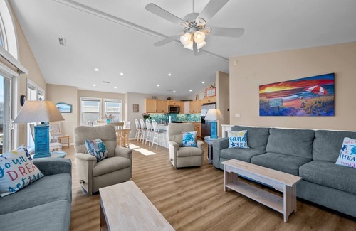 Surf City Cottage | New Rental! Pet-friendly beach house in Surf City with gorgeous ocean views!