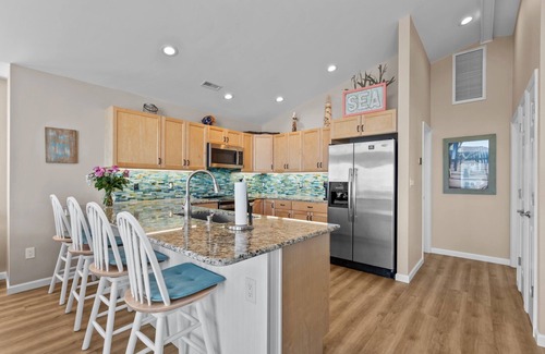 Surf City Cottage | New Rental! Pet-friendly beach house in Surf City with gorgeous ocean views!