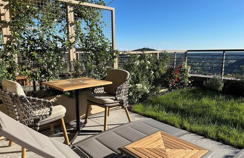 Civiglio Apartment | New stylish apartment with panoramic terrace and patio overlooking Lake Como.