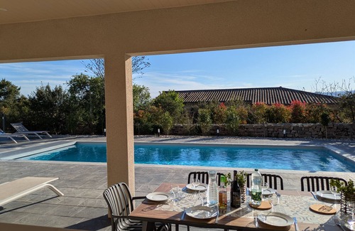 Joyeuse Villa | New Villa Floria* with Private Heated Pool in South Ardèche
