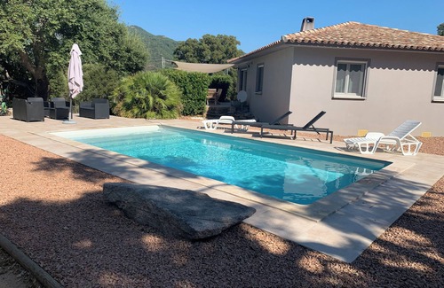 Lecci Villa | New villa with heated pool and garden 10 minutes from St Cyprien beach