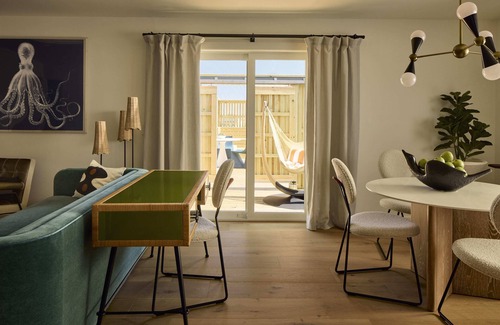 Rodanthe Hotel | NEW Wellness Focused Adult Only Boutique Hotel - Wellness Suite w Gas Fireplace