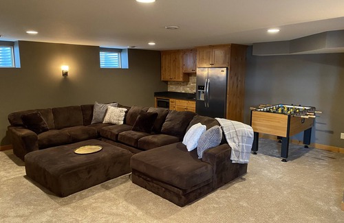 Crosslake House | NEWLY BUILT, MODERN HOME on the WHITE FISH CHAIN! Sandy beach with Sunset View