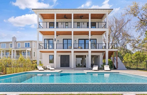 Saint Simons Island House | Newly Constructed, Large Executive Luxury Home W/Heated Pool