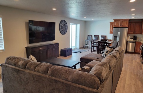 West Jordan House | Newly finished basement apartment with private patio.