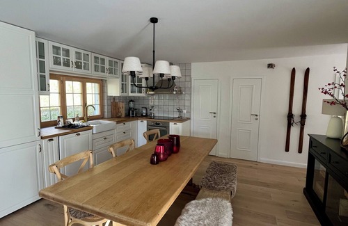 Leukerbad Ski Chalet | Newly Renovated Chalet with Fireplace and Stunning Mountain View