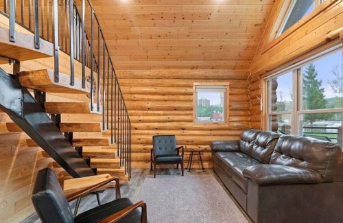 Houghton Cabin | Next to the snowmobile & recreation trails, on portage lake