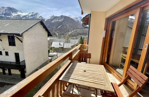 Monetier-les-Bains Apartment | Nice 36 M2 With Wifi Balcon View On The Mountain