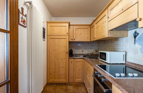 Campitello di Fassa Apartment | Nice apartment for 6 guests with TV, balcony and parking