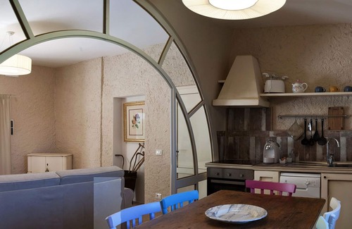 Colle di Val d'Elsa Villa | Nice apartment in villa with WIFI, pool, A/C, TV, patio and panoramic view, close to San Gimignano