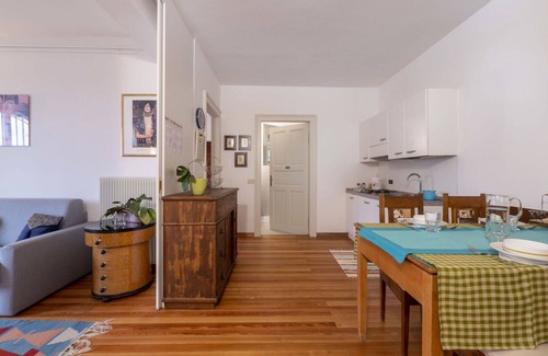 Vito d'Asio Apartment | Nice apartment for 4 guests with pool, WIFI, TV, patio and pets allowed