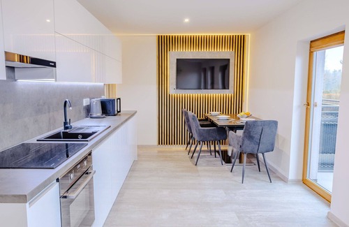 Trebon Apartment | Nice apartment for 5 people with WIFI, TV, terrace and panoramic view
