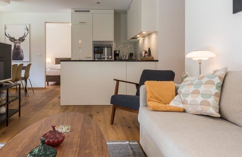 Saas-Balen Apartment | Nice apartment for 7 people with WIFI, TV, balcony and pets allowed