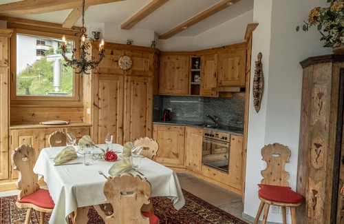 St. Moritz Apartment | Nice apartment for 4 guests with WIFI, TV and terrace