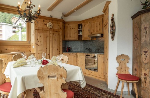 St. Moritz Apartment | Nice apartment for 4 guests with WIFI, TV and terrace