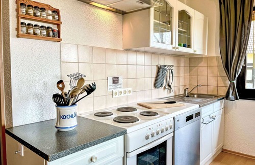 Frankenau House | Nice apartment in villa for 4 people with WIFI, TV and terrace