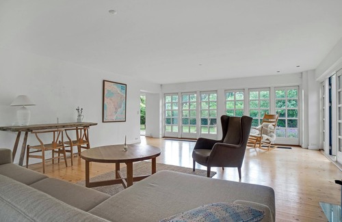 Rrvig House | Nice cottage with wood stove and idyllic garden, close to wonderful sandy beach.