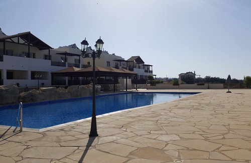Peyia Town Apartment | Nice studio with shower room, full kitchen, poolside, FREE WIFI