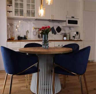 Slupsk Apartment | Niebieski apartament w Wileńska Park i prywatne miejsce w garażu podziemnym