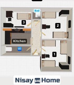 Eglosheim Apartment | Nisay Home - 3 Room Apartment - A1