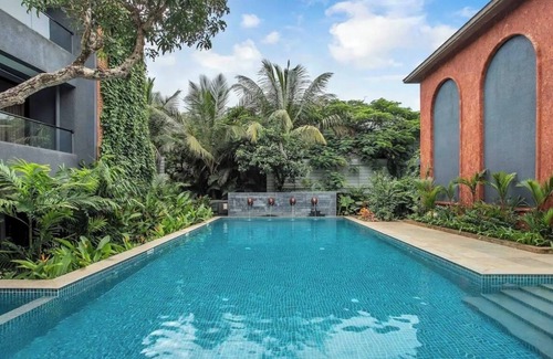 Vagator Apartment | Nistula: Luxury Apartment 11 with Common Pool in Assagao