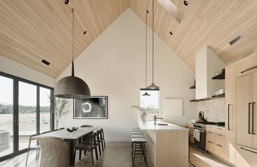 Fort Valley House | Noir Peaks a Modern Scandinavian Mountain Home beautiful views of Mt Humphreys