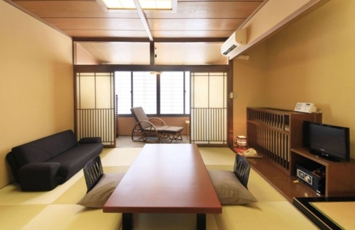 Kaminoyama Hotel | Nonsmoking 8 tatami mats Openair bath include/Kaminoyama Yamagata