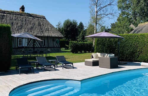 Le Torpt House | Normandy cottage and guest house, sleeps 6 with heated pool