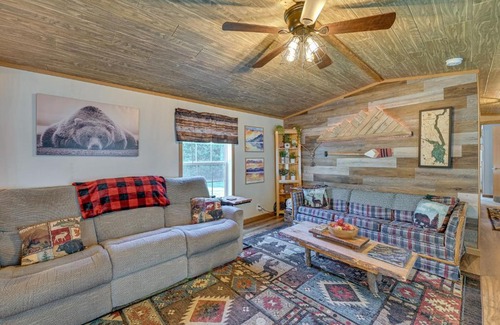 Northville House | Northville Cabin with Fire Pit, 4 Mi to Boat Ramp!