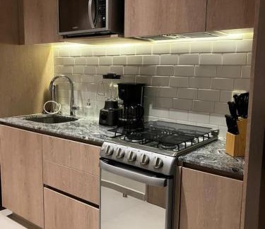 Guadalajara Apartment | Nuevo Loft con increible vista en YU Country 1507B