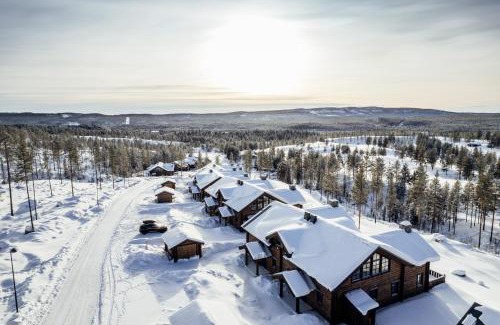 Idre House | Nybyggd stuga, modern arkitektur - panoramautsikt