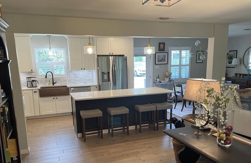 Magnolia Springs House | Oak Street Oasis: 4 Bed/2 bath w/Hot Tub & Fire Pit