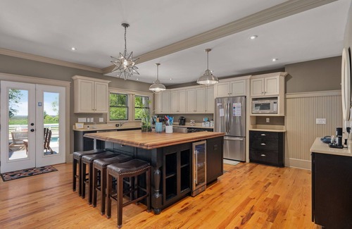 Corolla House | OBX Rays: Stunning Soundfront Home, Private Heated Pool, Hot Tub, Community Amenities
