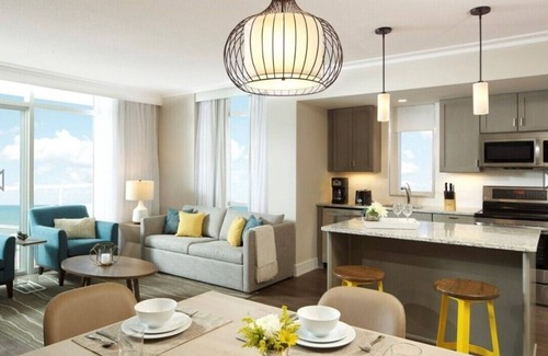 Downtown Myrtle Beach Condo | Ocean Enclave by Hilton Grand Vacations - 2 Bedroom Ocean Front