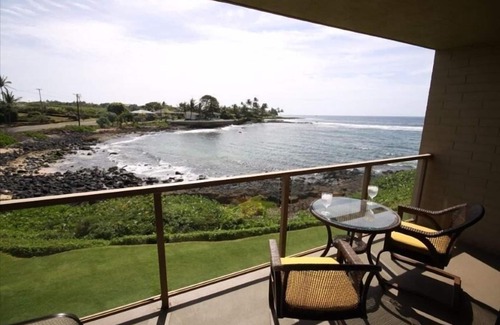Poipu Condo | Ocean Front Condo with AC, Watch Sea Turtles from Our Lanai