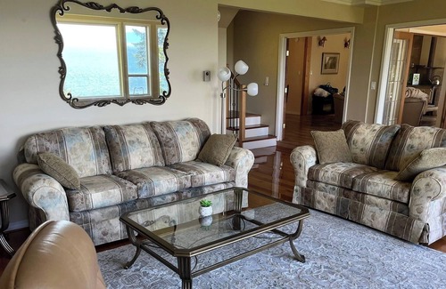 Juan de Fuca Electoral Area House | Ocean Front Home w/ Breathtaking Views & Hot Tub