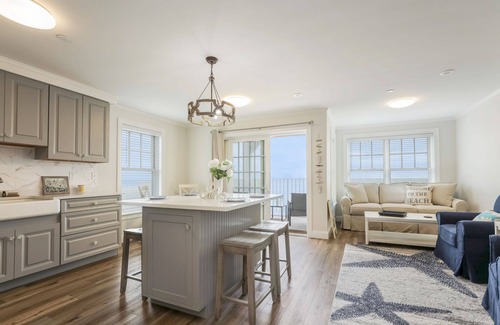 Dennis Port Condo | Ocean Front Pet Friendly AC Private Beach Coastal Cove