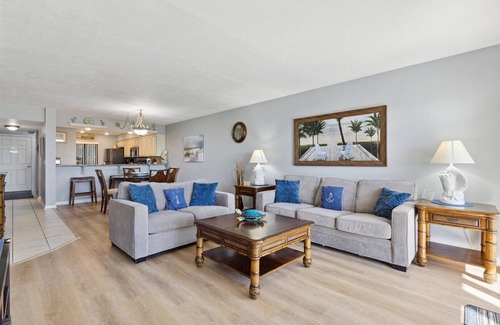 Cocoa Beach Condo | Ocean Front Sandcastles Condo: Steps to the beach with Pool & Hot Tub!