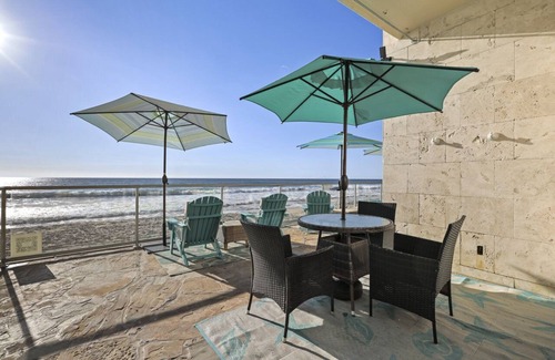 Carlsbad Village Apartment | OCEAN FRONT STUDIO ON THE SAND!