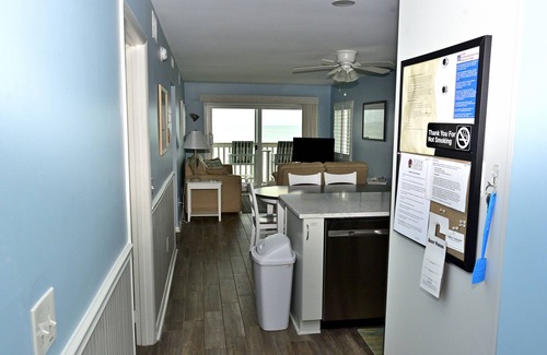 Crescent Beach Condo | Ocean Front with Incredible Views - newly remodeled, pool, in-unit washer/dryer