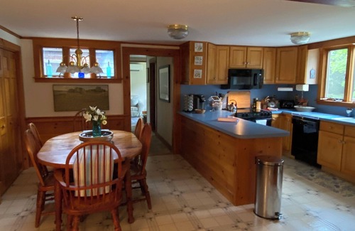 Edgartown House | Ocean sounds at this Oyster Pond retreat pastoral view and short walk to pond