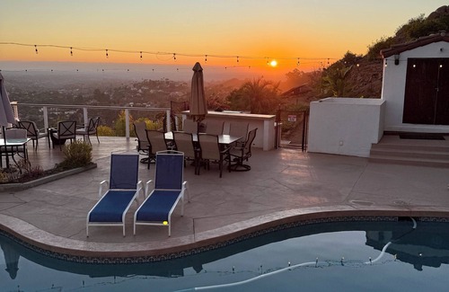 Vista House | Ocean sunset view heated pool game room sleeps 14