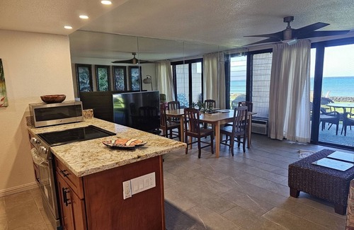 Honokowai Condo | Ocean View, Ocean Front, 30 feet from the Ocean!